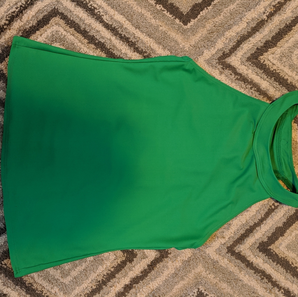 Prana green workout/yoga tank